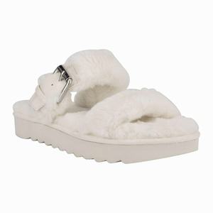 Nine West Funkie Cozy Flat Slippers Wit Nederland | WHT-506839